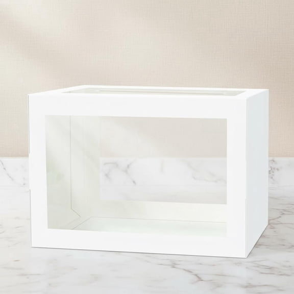 Gift Cards Box Holder with Clear Window for Wedding Receptions