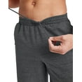 thumbnail image 6 of Hanes Shorts Mens French Terry Sweat Elastic Waist Tri-Blend Pockets 9 in Inseam, 6 of 6