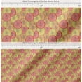 thumbnail image 2 of Soimoi Orange Cotton Cambric Fabric Lemon Slice Vegetable Decor Fabric Printed Yard 56 Inch Wide, 2 of 7
