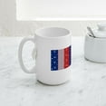 thumbnail image 5 of CafePress - Patriotic Strs & Stripes Abstract American Fl Mugs - 15 oz Ceramic Large White Novelty Mug, 5 of 6