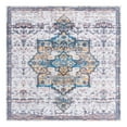thumbnail image 7 of Unique Loom Renaissance Collection Area Rug - Roma (7' 10" Square Sea Salt White/Yellow), 7 of 7