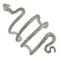 thumbnail image 5 of Serpiente Curvada Tallada Vintage Brazalete Abierto Brazalete De Plata Punky Divertida Novedad Joyas De Moda Para Hombres Mujeres, 5 of 5