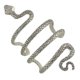 thumbnail image 5 of Serpiente Curvada Tallada Vintage Brazalete Abierto Brazalete De Plata Punky Divertida Novedad Joyas De Moda Para Hombres Mujeres, 5 of 5