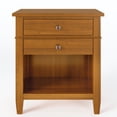 thumbnail image 2 of WyndenHall  Sterling SOLID WOOD 24 inch Wide Bedside Nightstand Table Light Golden Brown Stained,Wood Finish, 2 of 5