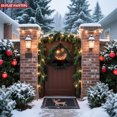 thumbnail image 4 of Metal Hanging Christmas Tree Wind Spinner - Concentric Circle Design with Night Scene & Fireworks - Perfect Garden Decoration, 4 of 7