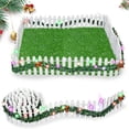 thumbnail image 2 of Matsuzay Paneles mágicos navideños en miniatura, luces navideñas para jardín de hadas, luces navideñas hechas a mano para vallas de Kits de decoración para fiestas blanco, 2 of 5