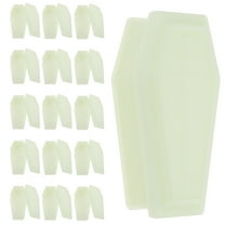 OFFIGAM 20pcs Small Coffin-Shaped Plastic Party Decoration Boxes for Nighttime Events and Themed Parties