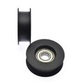 thumbnail image 4 of 6001 Nylon Wrapped Bearing Pulley 12*55*185MM H-Groovee Pulley Idler Guide Wheel Hardware Accessories, 4 of 5
