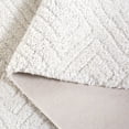 thumbnail image 5 of SAFAVIEH Tahoe Ainsley Geometric Shag Runner Rug, Ivory, 2' x 9', 5 of 7