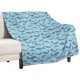 thumbnail image 1 of Manta de ballenas, sirenas y narvales, manta para sofá, sillón, cama, oficina, manta suave y cálida de felpa para dormitorio, cumpleaños, hogar, sala de estar, decoración de 50 x 70 pulgadas, 1 of 8