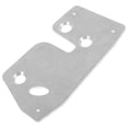 thumbnail image 1 of Luxshiny 1Set Plated Silver Car Door Latch Repair Plate Driver Side Reinforcement Metal Plate Easy Installation, 1 of 8