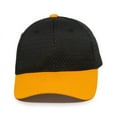 thumbnail image 3 of Outdoor Cap JM-123 Jersey Mesh-Black/Gold-Adult, 3 of 8
