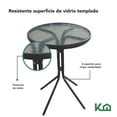 thumbnail image 3 of Juego De Comedor Mueble Exterior Para Jardín Mesa y 2 Sillas gris, 3 of 7