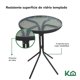 thumbnail image 3 of Juego De Comedor Mueble Exterior Para Jardín Mesa y 2 Sillas gris, 3 of 7