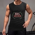 thumbnail image 2 of Big Sister Men'S Muscle T-Shirt, Sleeveless, Muscle Tank Tee Top XL, 2 of 7