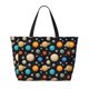thumbnail image 2 of Disketp Planets In Deep Space Bolsa de Playa de Gran Capacidad, Bolso Impermeable y a Prueba de Arena para Mujer, Ideal para Playa, Piscina y Natación, 2 of 7