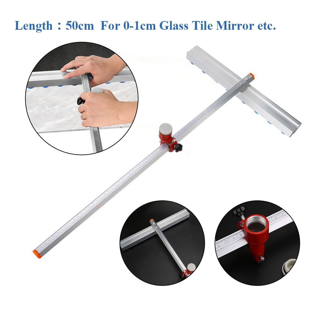 Glass Push Roller T-ype Diamond Thick Tile Cutting Scraper For-Glass Tile Mirror 