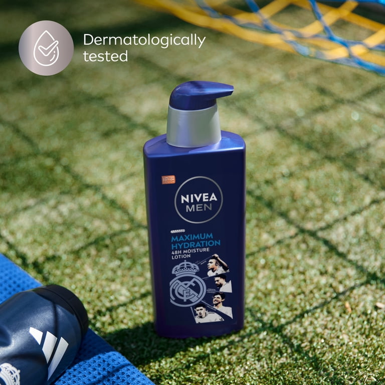 NIVEA MEN Hydrating 3-in-1 Body Lotion 16.9 fl oz with Aloe Vera