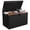 Black, variant on Kicctian 130 Gallon Resin Outdoor Storage Box with Hydraulic Soft-Close, Waterproof Lockable Cabinet for Patio Furniture, Cushions, Garden Tools & Pool Supplies, UV & Water Resistant,Black