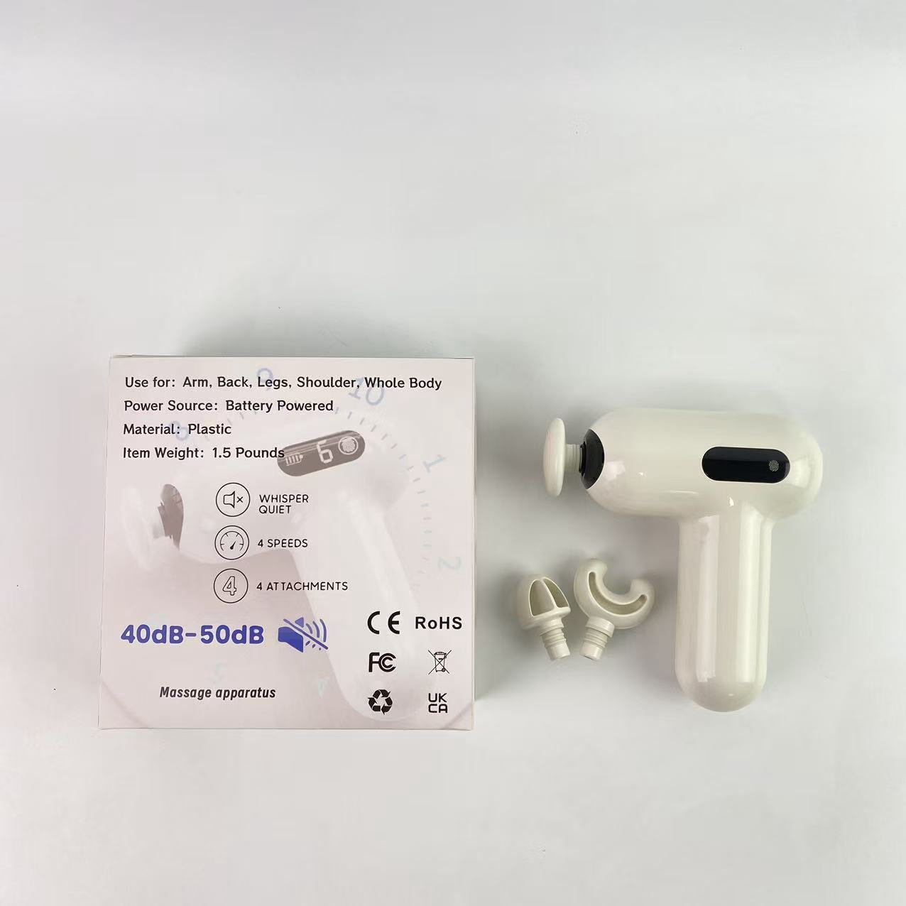 Relief Wave Massage apparatus,Massage Gun, Pocket-Sized Deep Tissue Massager Gun, Portable Percussion Muscle Massager Gun, Ultra Small & Quiet Muscle Massage Gun