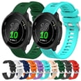 thumbnail image 3 of For Garmin Forerunner 245 Music 20mm Silicone Twill Watch BandOrange, 3 of 5