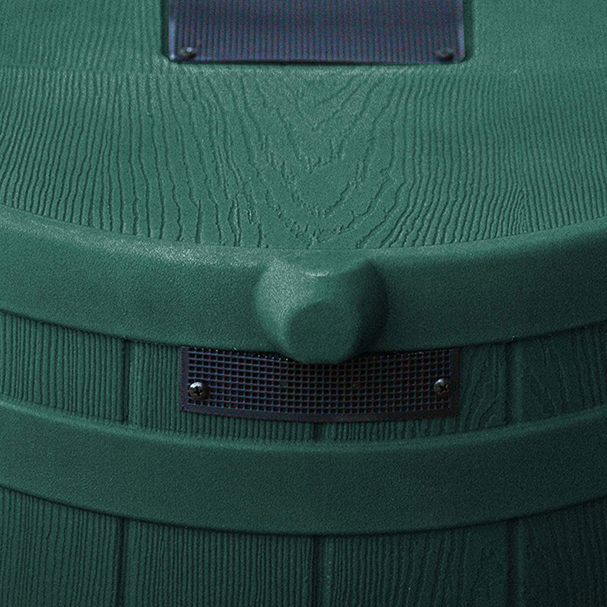 Good Ideas Rain Wizard Rain Storage Rain Barrel 50 Gallon, Green, (2 Pack)