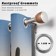 thumbnail image 2 of Outdoor Curtains for Patio Waterproof, Western Cactus Sunrise Outdoor Privacy Panels Grommet, Modern Abstract Art Retro Blackout Outside Curtains for Porch/Cabana/Pergola/Gazebo 54"x84", 1 Panel, 2 of 8