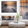 thumbnail image 1 of Stormy Sea with Rushing White Waves - Beach Photo Canvas Print, 1 of 3