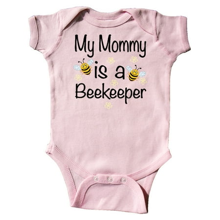 

Inktastic Mommy Beekeeper Honey Bees Gift Baby Boy or Baby Girl Bodysuit
