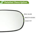 thumbnail image 3 of Reemplazo de vidrio del espejo izquierdo sin calefacción Unique Bargains Door Wing con placa de respaldo No. 876113L900/876113L110 para Hyundai Azera 2006-2008, 3 of 6