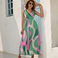 thumbnail image 2 of Leopard Print Pattern Sleeveless Dress Female Clothing Dress Women Summer 2025 Dress, 2 of 7