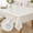 90" x 54" (Rectangular), variant on Table Pad Protector Superior Protection From Spills & Heat- Reusable Vinyl Cloth With Cushion Flanneling (52" Round)