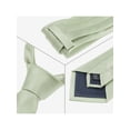 thumbnail image 3 of Corbatas de hombre INSPIRE CHIC para el Día del Padre, de color sólido, clásicas y texturizadas, para bodas formales, talla única, verde pastel, 3 of 4