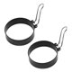 thumbnail image 1 of Juego de 2 anillos para huevos para freír o dar forma a huevos, anillos redondos para cocinar huevos, círculos moldeadores antiadherentes de acero inoxidable, 1 of 5