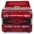 thumbnail image 2 of Montanari 3412 3S Accordion GCF, Red, 2 of 7