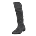 thumbnail image 2 of Willtoo Women Pointed Toe Block Heel Knee High Boots Comfort Low Heel Fashion Long Boots for Autumn Winter Daily Wear & Outdoor Activities, 2 of 6