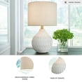 thumbnail image 3 of Signature Design by Ashley Contemporary Wardmont Table Lamp  White, 3 of 5