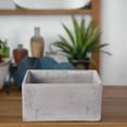thumbnail image 3 of Glenda Cement Square Pot, 3 of 8