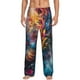 thumbnail image 1 of Balery Vibrant Rooster Painting Pantalones de pijama para hombre, pijama ultraligero, pantalón de descanso-Medium, 1 of 6