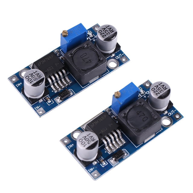 Buck Module,2pcs DC-DC Ajustable Step Step Down Voltage Module Power Stepdown Module Power Packed Performance