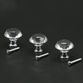 thumbnail image 4 of Naiovety 20/30/40mm Diamante Transparente Cristal Puerta Tirar Cajón Pomo Tirador Conjuntos de muebles de dormitorio PC 1 20 mm, 4 of 6
