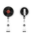thumbnail image 2 of WIRESTER Set 2pcs Design Acrylic Key Card Holder Belt Clip Reel Id Badge Retractable - Vintage Vinyl Record, 2 of 6