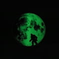 thumbnail image 5 of Funny Glow In The Dark Bigfoot Full Moon Metal Sign Walking Glowing Sasquatch Man Cave Home Wall Decor, 5 of 5
