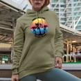 thumbnail image 2 of Summer Time Paradise Florida Beach, Sand Hooded Sweatshirt or Hoodie, Small, 2 of 5