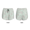 thumbnail image 5 of Picia Retro Snake Pattern Women's 2 in 1 Athletic Running Shorts High Waisted Workout Casual Gym Sweat Shorts with Comfy Liner Zipper Pockets-Small, 5 of 9