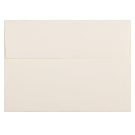 UPC: 0609722983785 | JAM A7 Strathmore Invitation Envelopes  5 1/4 x 7 1/4  Natural White Linen  25/Pack