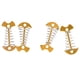 thumbnail image 5 of 4 Uds clavos para tienda de campaña de espina de pescado, estacas de dosel de suelo de tablón extendido de acero inoxidable de aleación de aluminio con resorte, 5 of 8