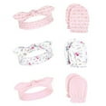 thumbnail image 2 of Little Treasure Baby Girl Cotton Headband and Scratch Mitten Set 6pk, Boho, One Size, 2 of 2