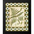 thumbnail image 2 of Vision Studio 15x18 Black Modern Framed Museum Art Print Titled - Moroccan Ferns IV, 2 of 5