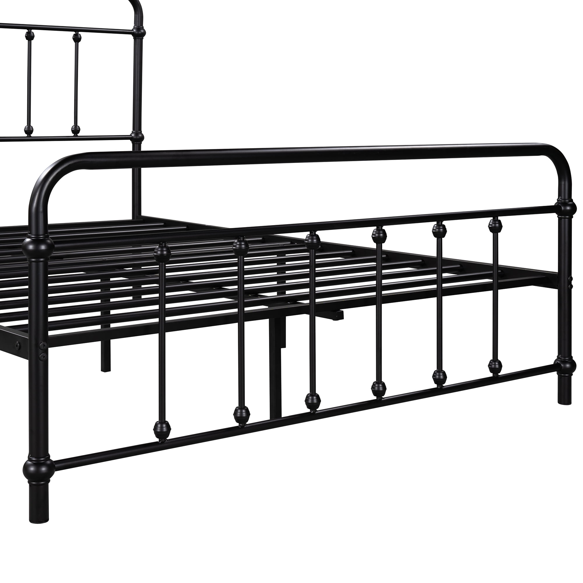 Buy Sesslife Metal Bed Frame Full Size, Black Platform with Vintage